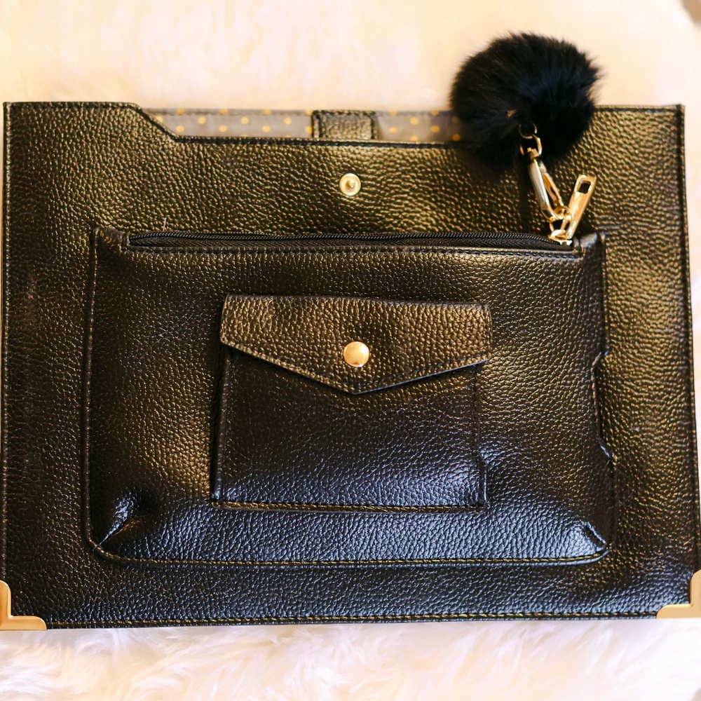 Charging Tablet Sleeve w/ Pom Key Fob